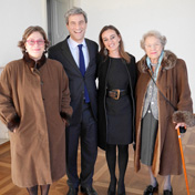 Giuseppina Panza (figlia di Giuseppe), Michael
Govan (Direttore e CEO del LACMA), Anna Bernardini
(Direttore Villa e Collezione Panza), Giovanna Panza
(vedova di Giuseppe Panza)