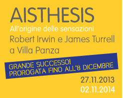 Robert Irwin  - James Turrell - Villa Panza - AISTHESIS. All'orignine delle sensazioni - 27.11.2012 / 02.11.2014